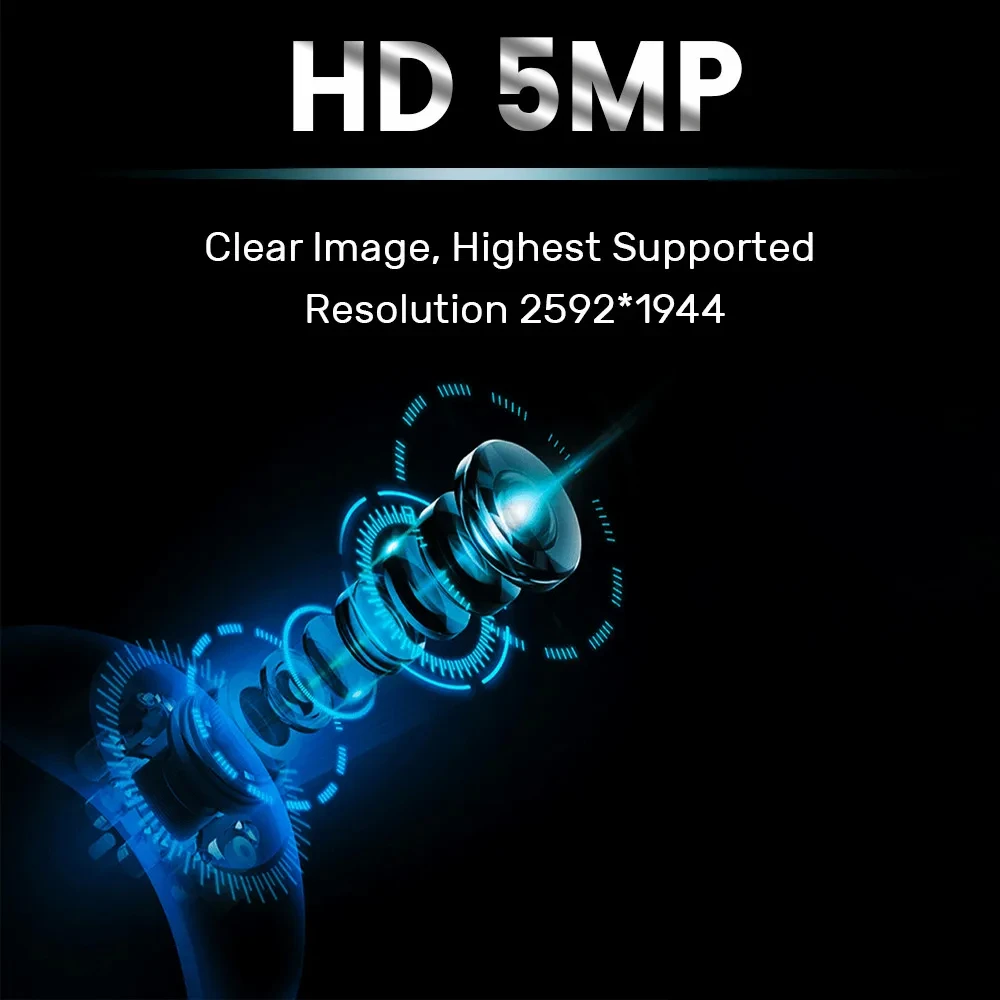 15CM OV5647 Camera Module for Raspberry Pi ZERO Development Board 72 120 160 Degrees Wide Lens Auto Focus HD 5MP Camera Module