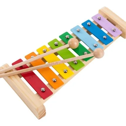 Houten octaaf handpercussie-instrument voor kinderen, intellectuele percussie voor kinderen, muziek speelgoed xylofoon