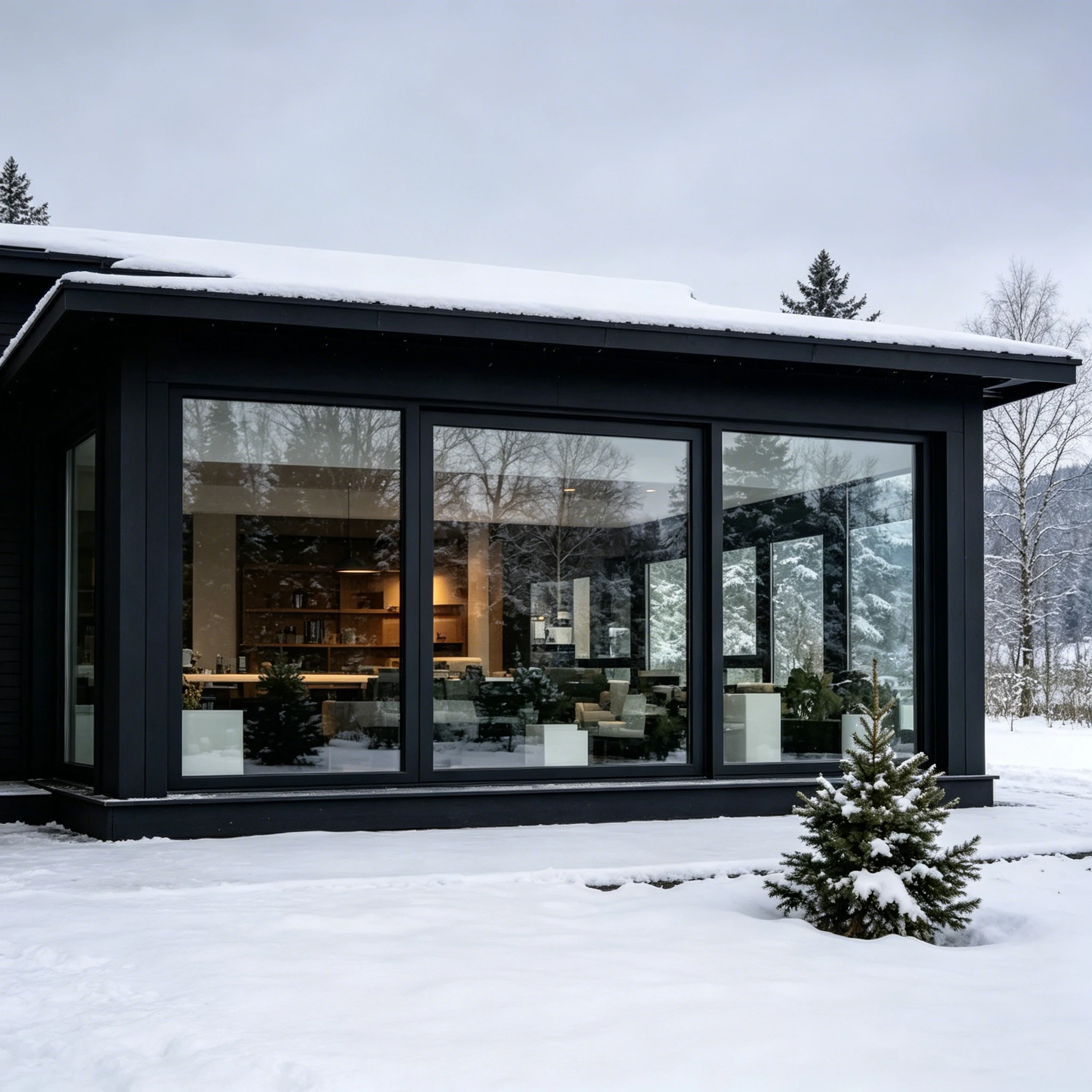 Soundproof Double‑Glazed Thermal‑Break Aluminum Sliding Windows, Exterior Aluminium Alloy Windows and Doors
