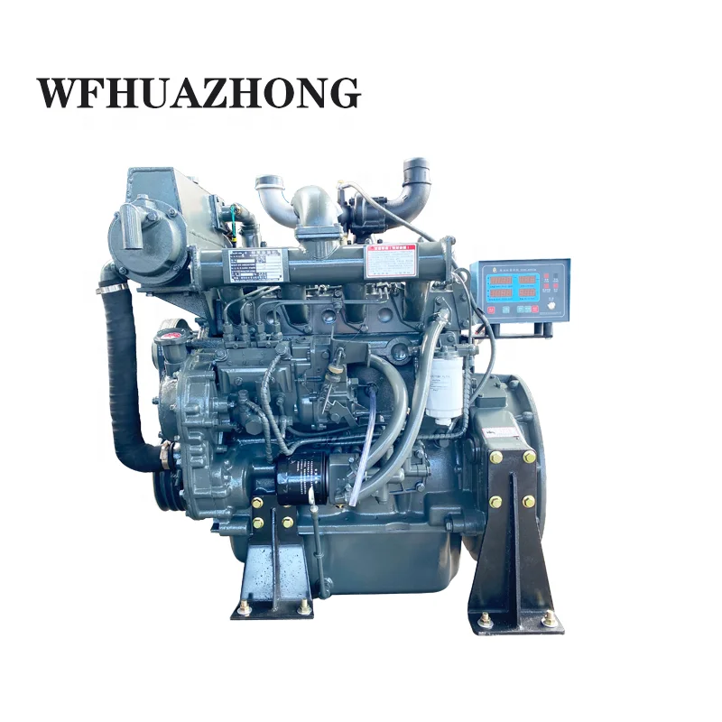 Factory Supplied 90hp 100hp Ricardo Series  R4105ZC  Engine diesel  with Gear Box