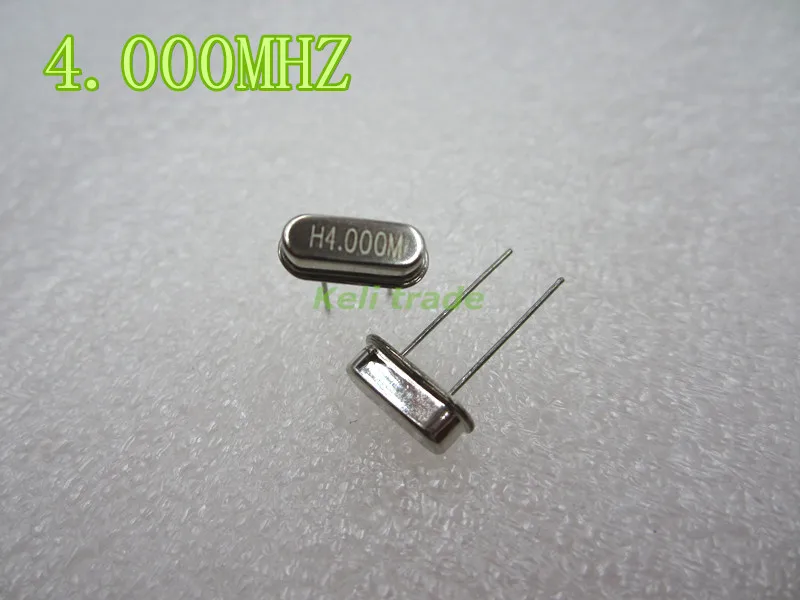 HAILANGNIAO 20PCS Crystal Resonator Sample kit 4.000MHZ 4.000M 4.000 4MHZ 4M 49S HC-49S DIP-2 Passive crystal Quartz Crystal