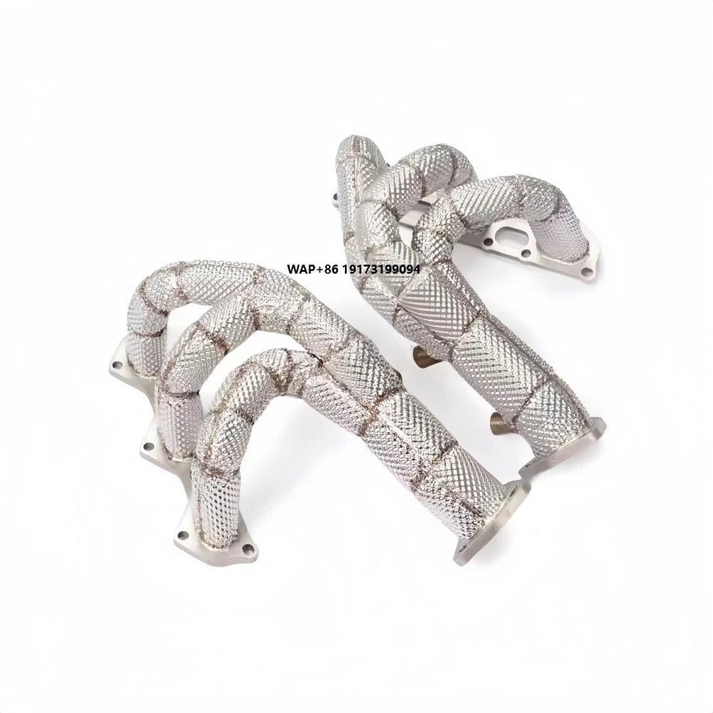 

Factory Exhaust Manifold for Cayman 718 GT4RS 4.0 2021-2024 Exhaust Pipe Downpipe Converter with Heat Shield