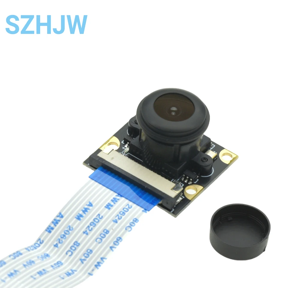 Moduł kamery Raspberry Pi 5MP szerokokątny 70 95 160 stopni Fisheye OV5647 1080P kabel kamery internetowej do Raspberry Pi