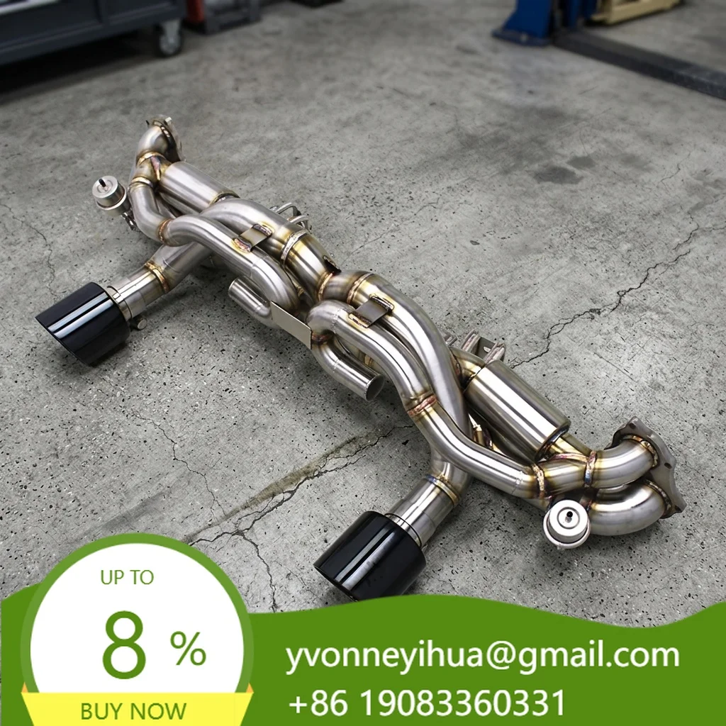 BOSKA 1 Valvetronic Exhaust Pipe For Porsche 718 Cayman GT4 4.0L 2024 Sport Catback Exhaust System Exhaust Control Valve