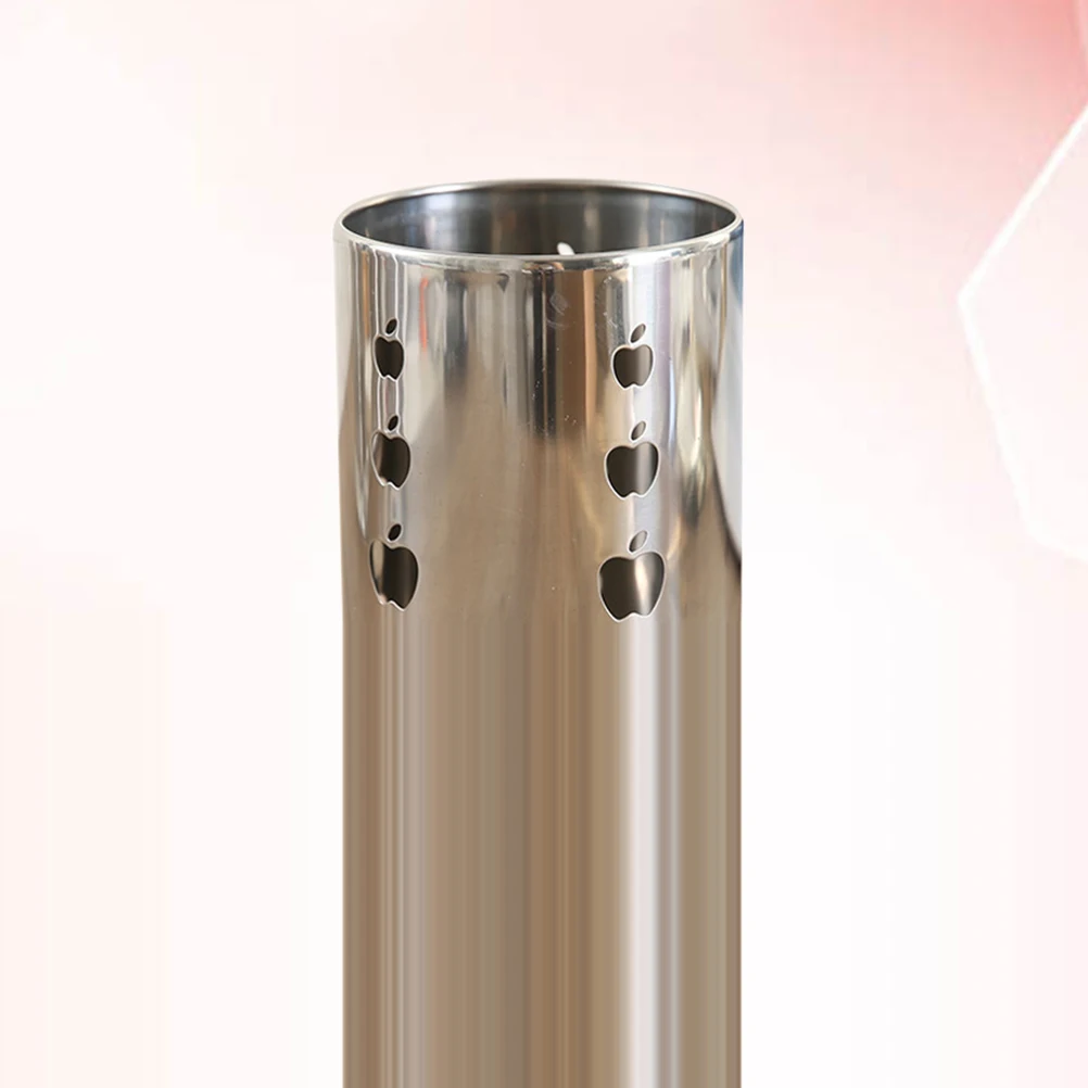 

Stainless Steel Chopstick Holder Utensil Organizer Storage Countertop Tool Drain Holes Easy Clean Sleek