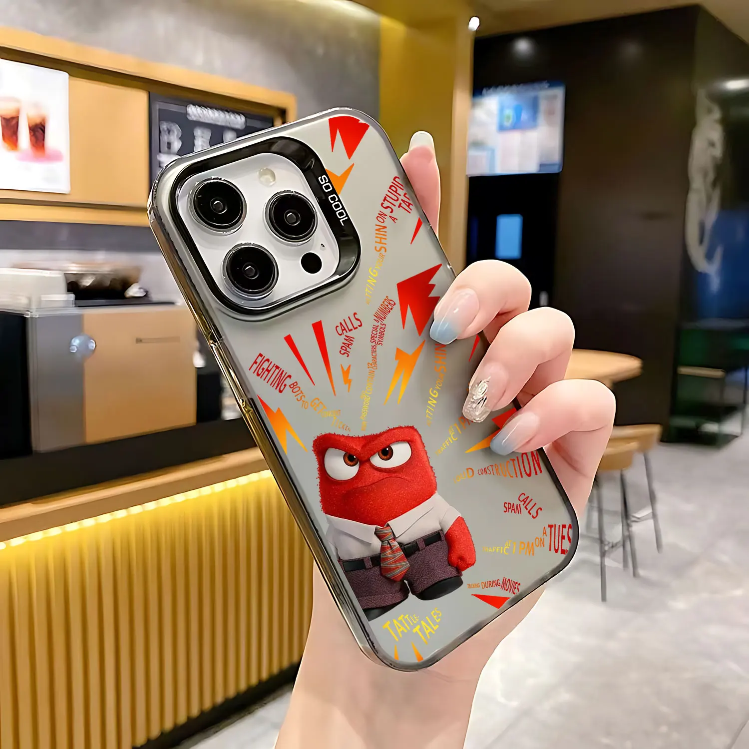 Nowe etui na telefon Disneys Movie Inside Out 2 do iPhone 16 15 14 13 12 11 Pro Max X XR XSMAX 8 7 Plus Candy Matte Shockproof Back