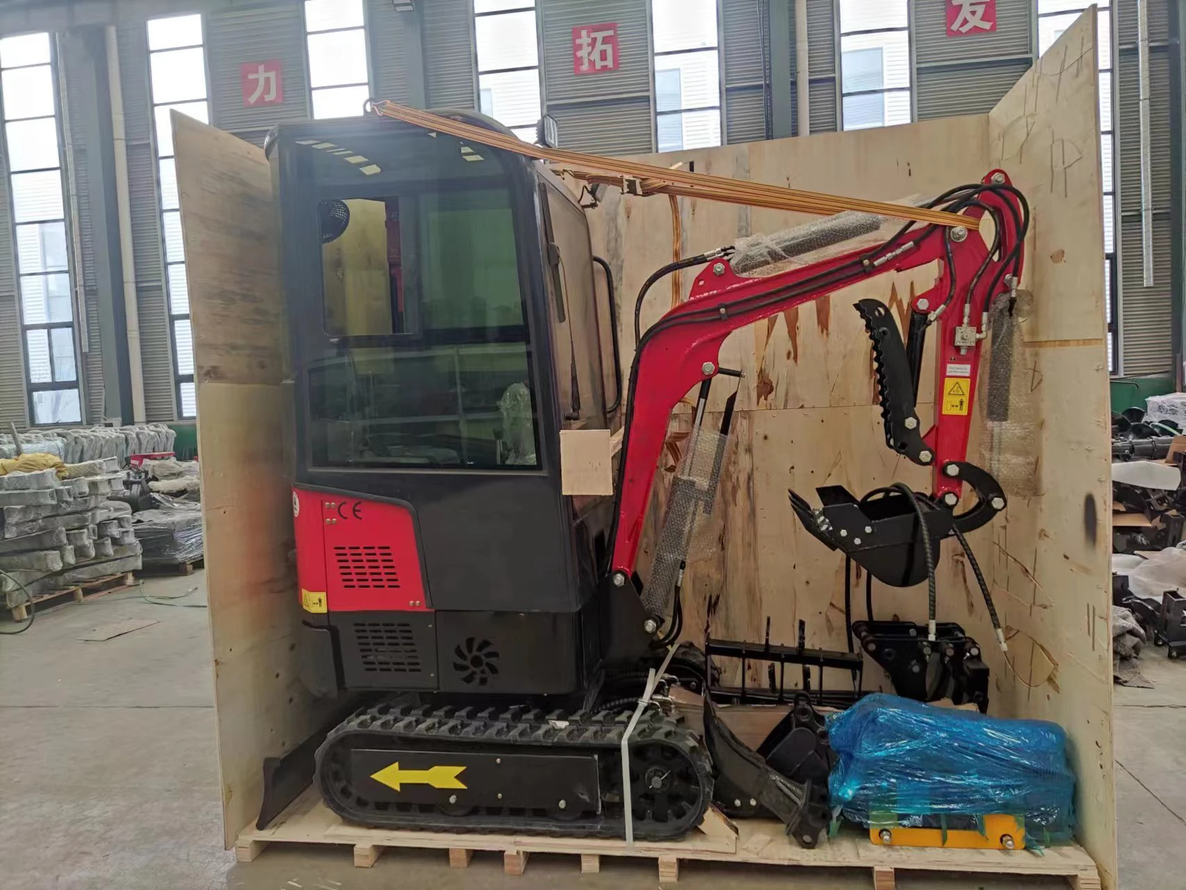 Brand New Excavator Backhoe Loader Wheeled Building Construction Machinery China Small Mini Excavator