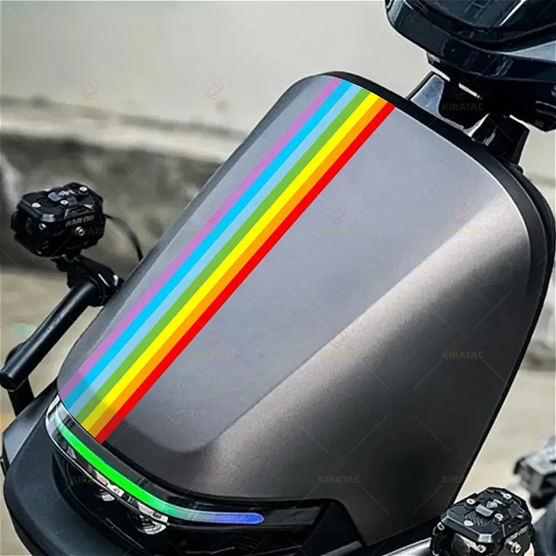 

Виниловые наклейки для мотоциклов, скутеров и автомобилей: наклейки на топливный бак, обтекатель, ветровое стекло, мотошлем. Водонепроницаемые, радужные цвета.