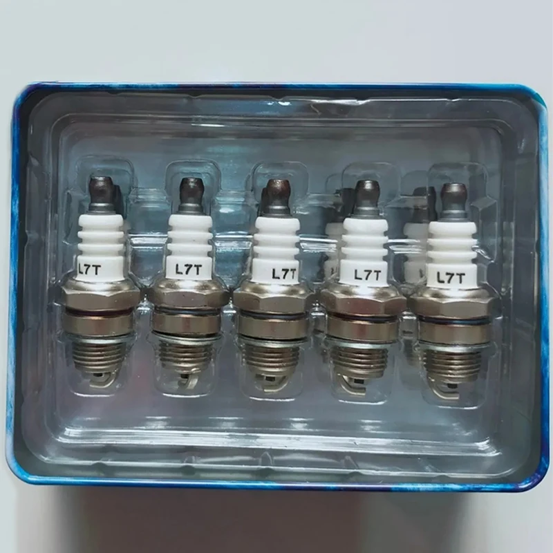 Öl Säge Erste Stufe Zündkerze L7T Öl Säge Zündkerze Rasenmäher Zweitakt Benzin Motor L7TC Zündkerze Auto Zubehör