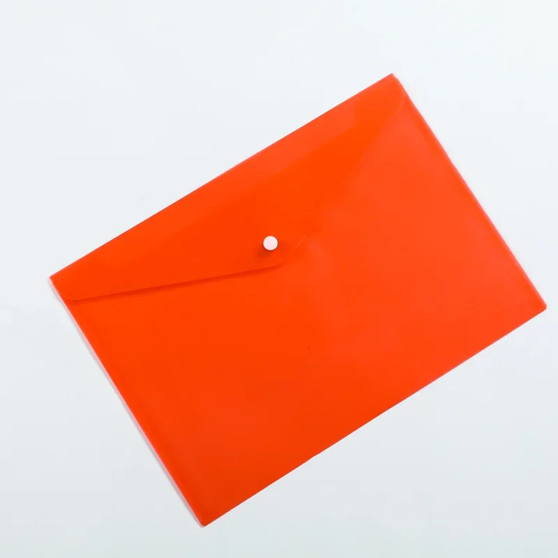 5pcs Portable For Documents Lightweight Expanding Wallet Home Office Snap Button PP Multifunctional File Folder A4 Size Storage