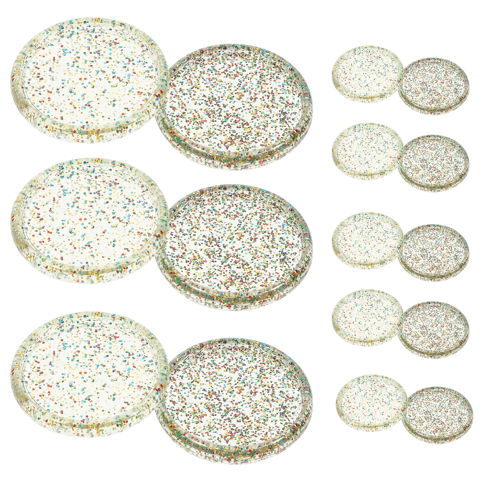 30Pcs Loose Leaf Binder Discs Plastic Planner Discs Notebook Binding Buckles Decorative Planner Supplies Office School