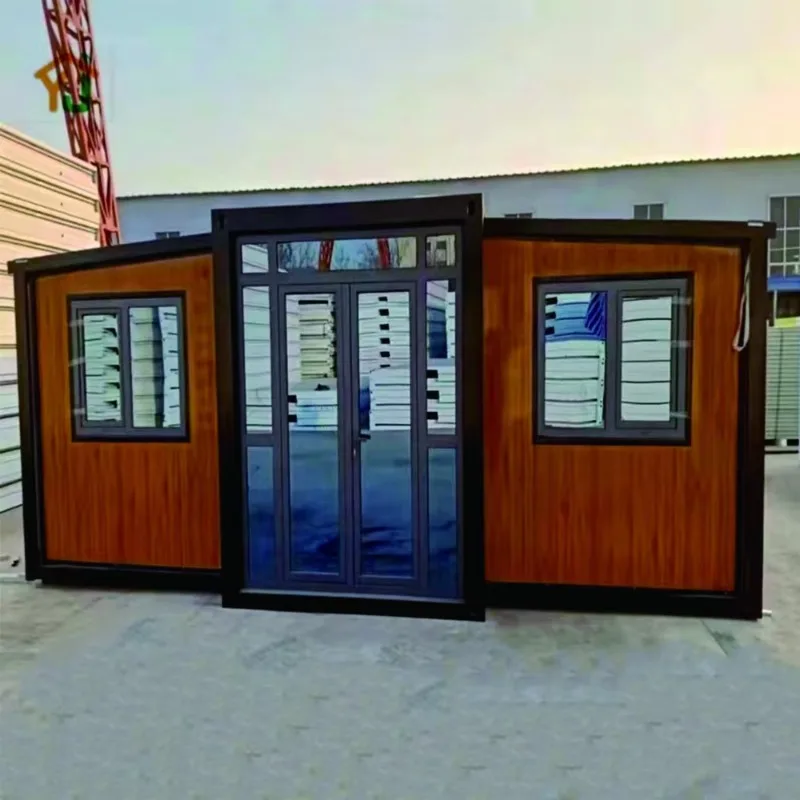A Fully Equipped 20-foot Foldable and Expandable Container House, Suitable for Hotels, Villas, and Campsites.mobile Home