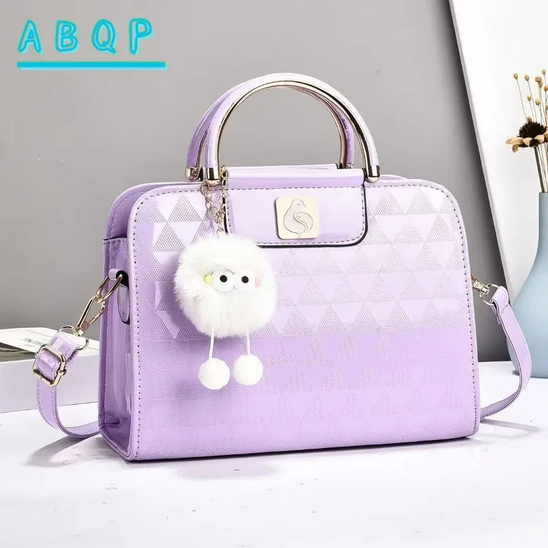 

New Women's Shoulder Bag Luxury Brand Bright Leather Women's Shoulder Crossbody Bag Personalized Fashion Casual Women's Bag