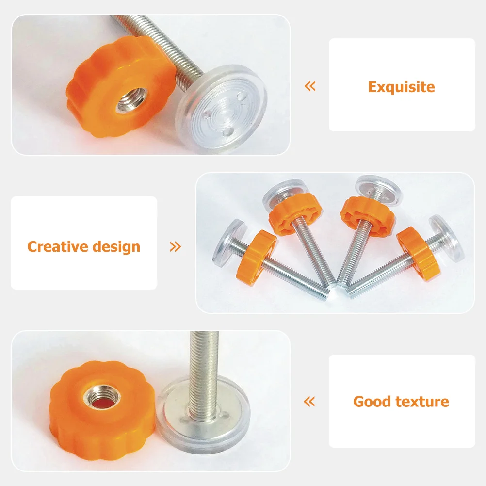

4Pcs Baby Gate Safety Spindle Rod M10x8cm Steel Pressure Mounted Gate Screw Bolt Kit Pressure Gates Spindle Rods