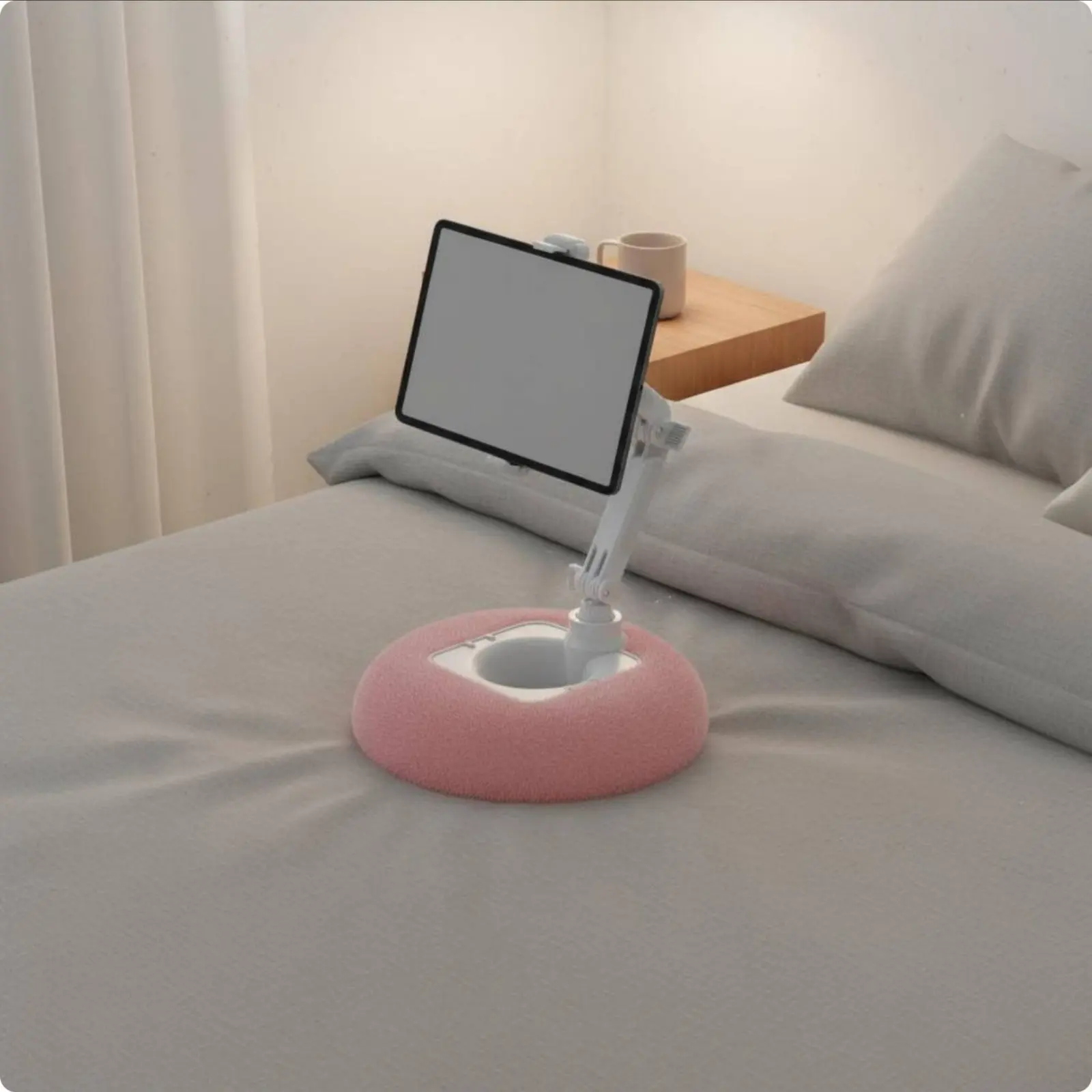 

Lazy Bed Phone Stand Portable Soft Phone Stand Cushion Tablet Holder Stable Base Lazy Holder Anti-Slip for Sofa