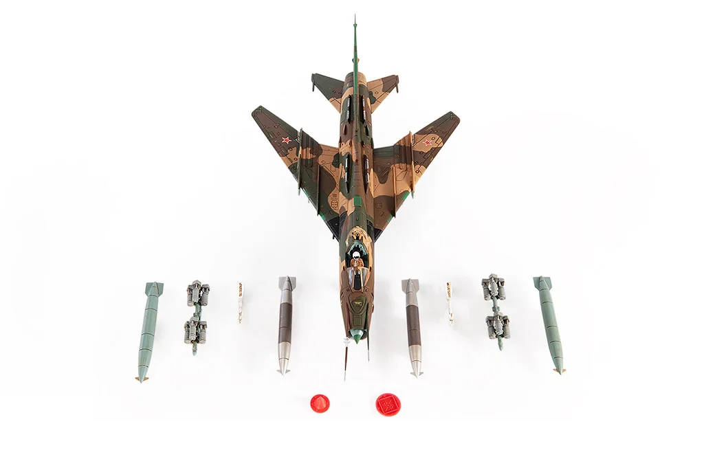 1/72 JCW Russian SU-17 Su-17M4 Fighter Model 20th Guard Regiment 1992  Alloy Collection Model