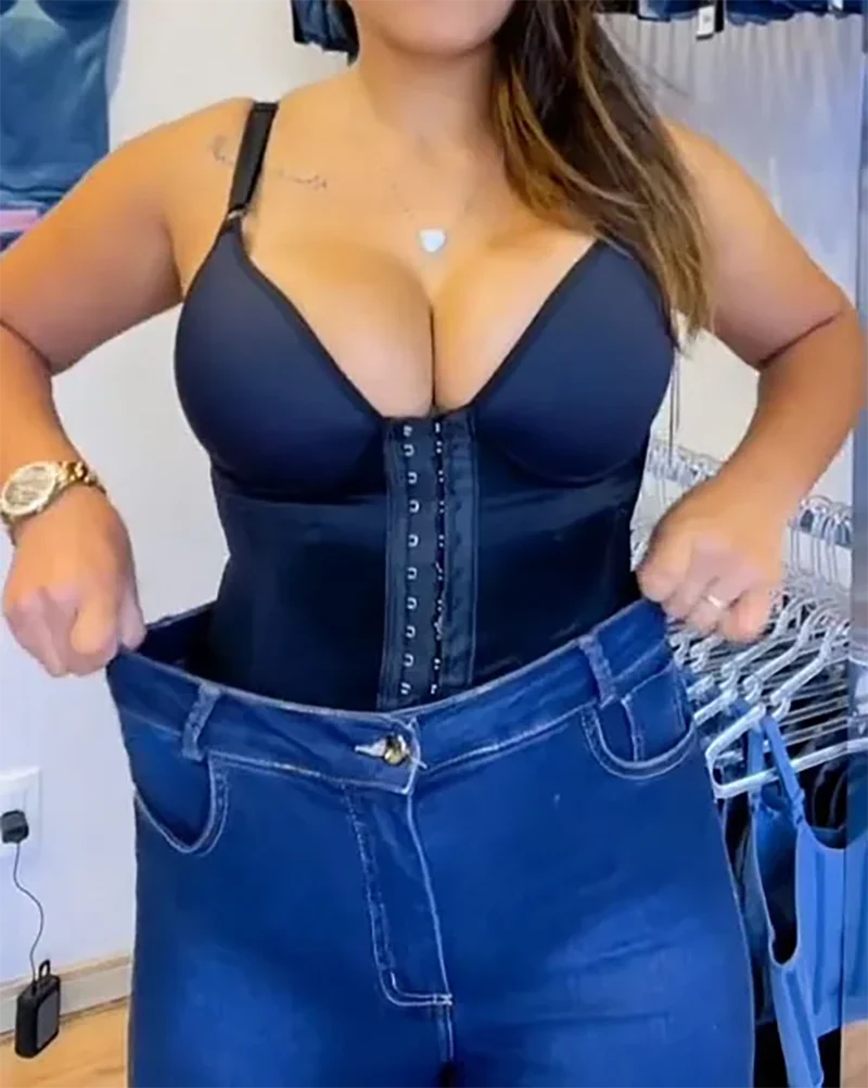 Black sexy Women High Waisted Butt Lifter Shapewear Corset Slimming  Belly Slimming Body