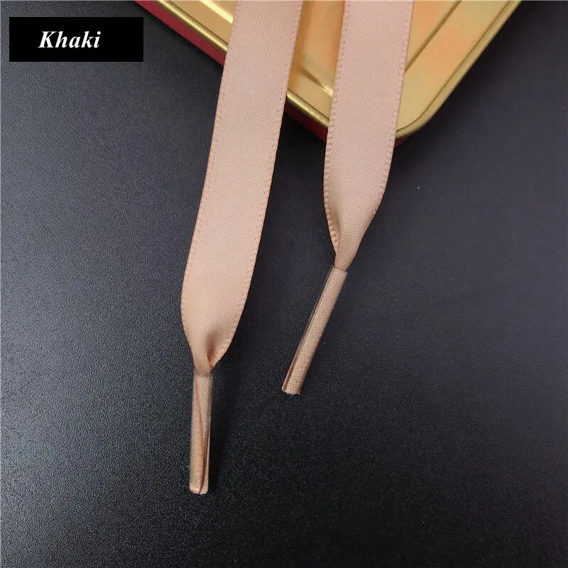 Zijden Veters Satijnen Lint Platte Schoenveters Vrouwen Sneakers Schoenveter Laarzen Veters Voor Schoenen Lengte 80 Cm 100 Cm 120 Cm 150 Cm