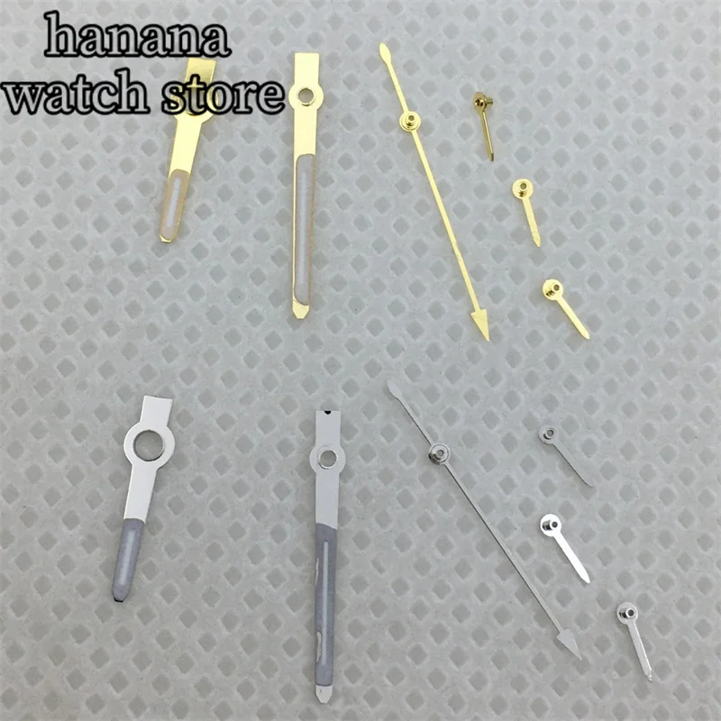 Le lancette VK63 in oro argentato e oro rosa sono adatte per sostituire le parti luminescenti C3 dell'orologio al quarzo con movimento VK63 VK64