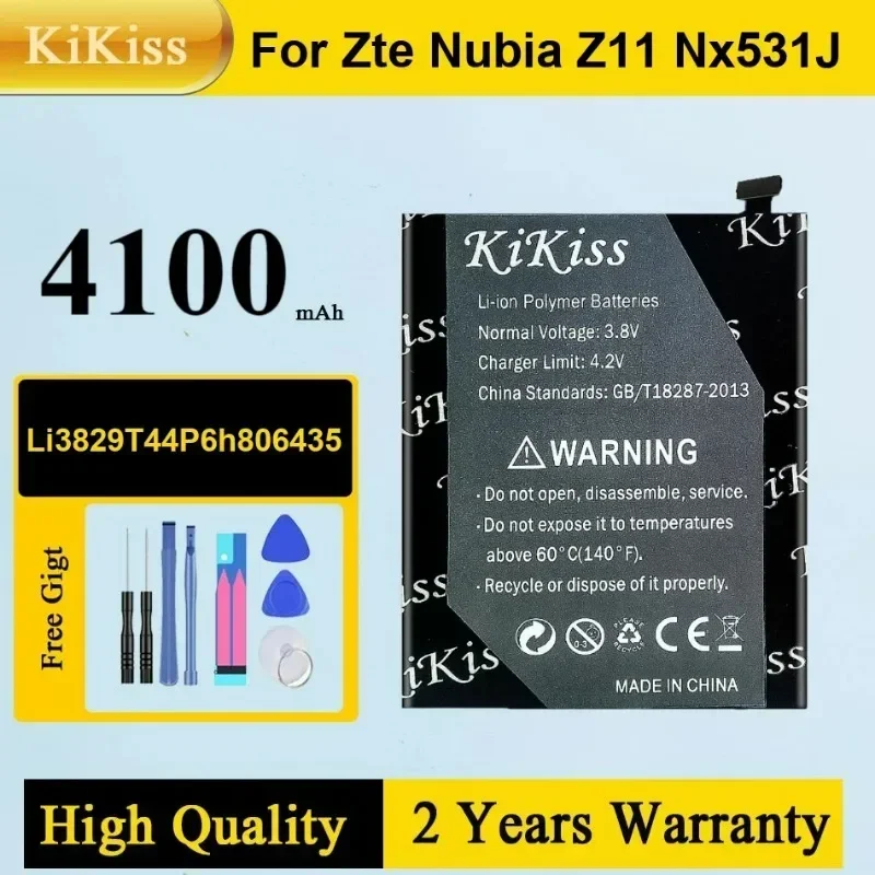 

Li3829T44P6h806435 Аккумулятор мобильного телефона для ZTE Nubia Z11 NX531J