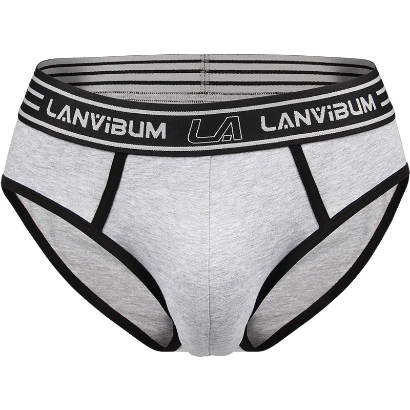 Lanvibum Lycra Cotton Calzoncillos Hombre Mens Underwear Briefs Majtki Meskie String Men подгузники трусики Topa Interior Hombre