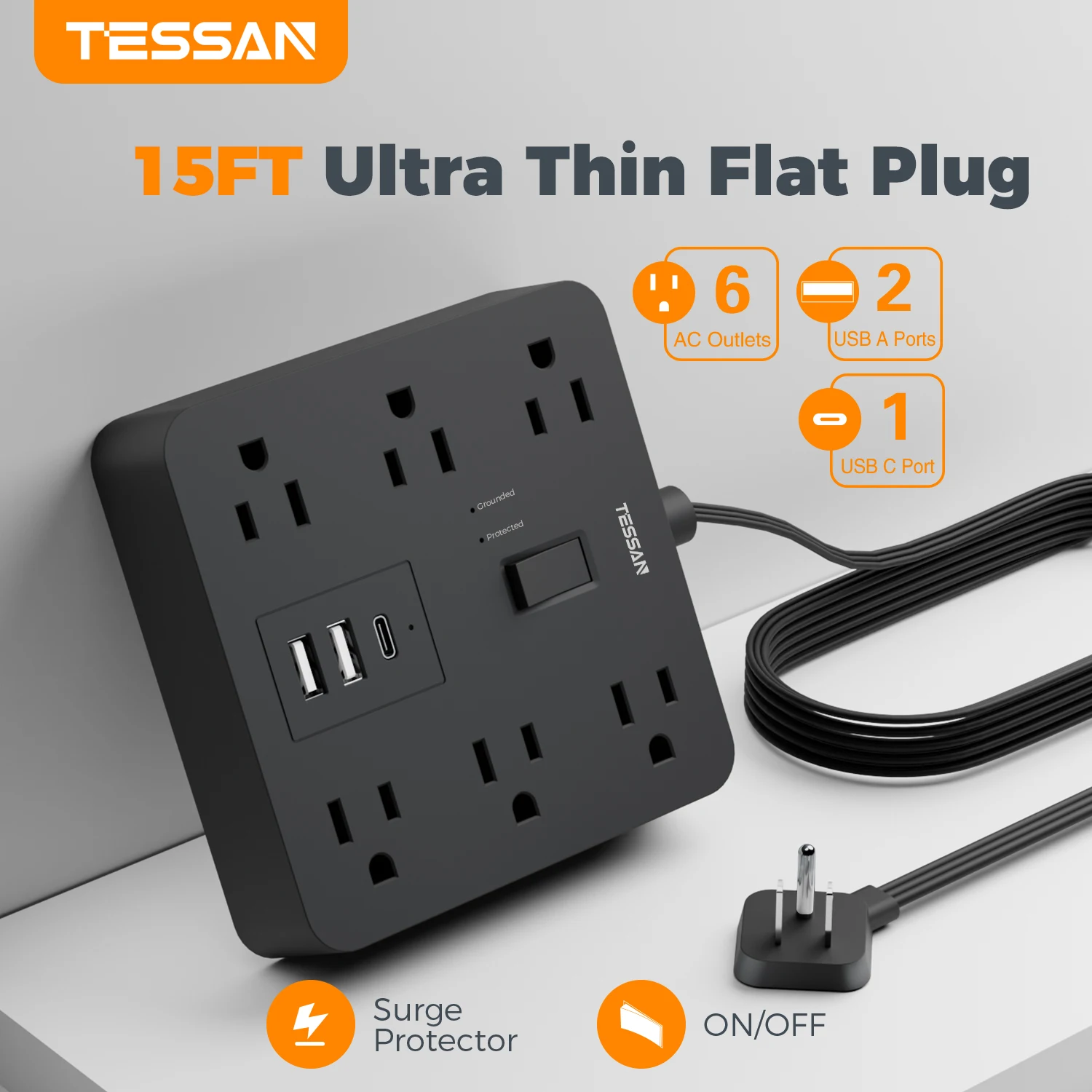 Tessan Us Plug Ac O…