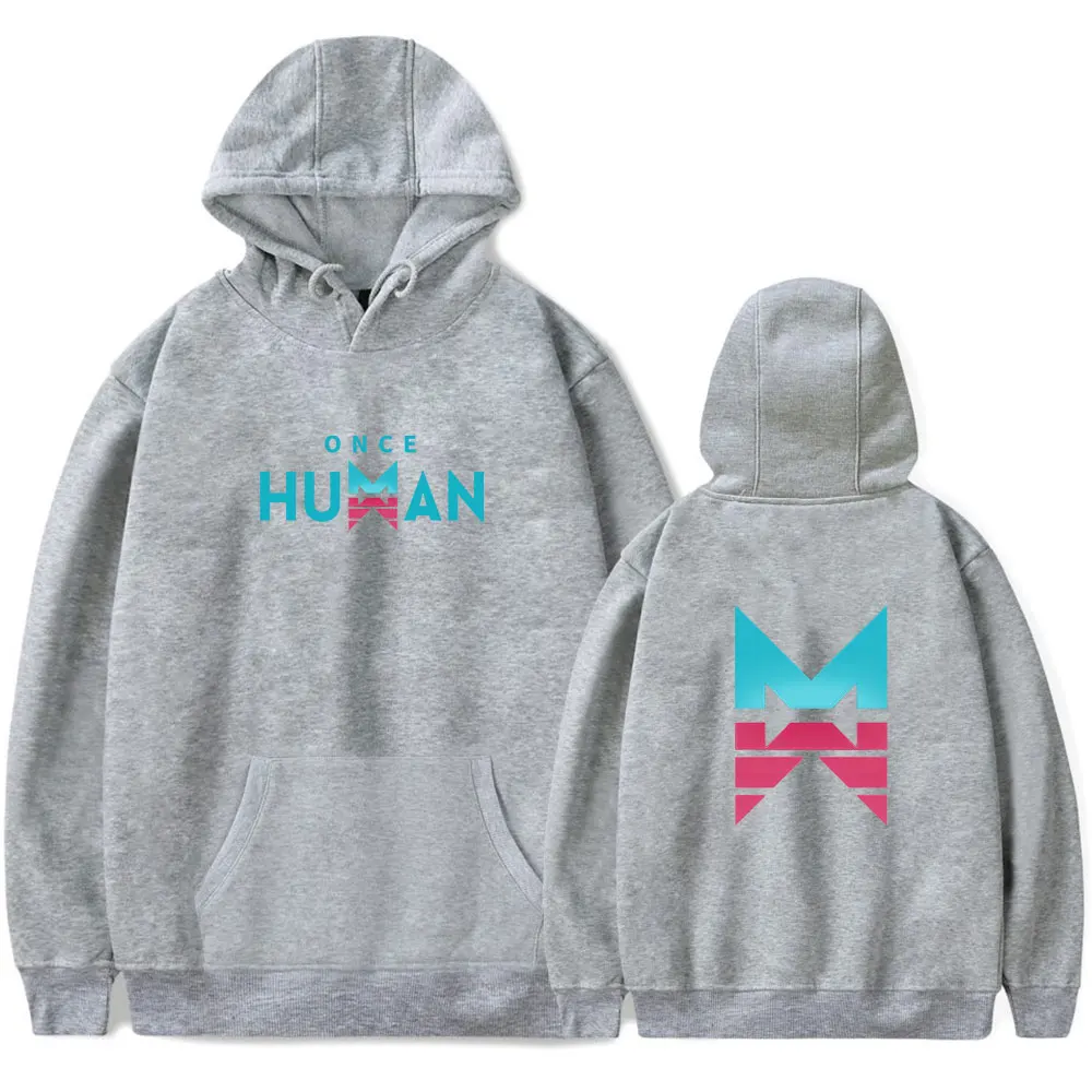 Once Human merch cosplay game Sudadera con capucha y bolsillo con cordón para hombres y mujeres