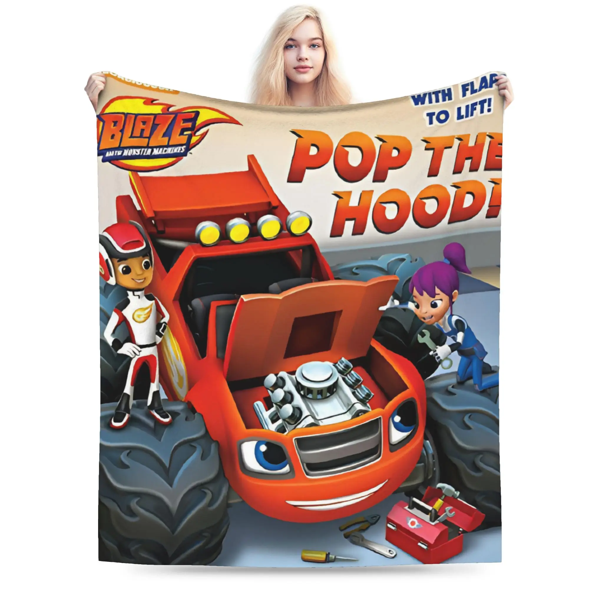 Blaze and the Monster Machines Blanket Multiple Sizes Soft and Lightweight  Throw Blankets for Sofa Couch and Bed