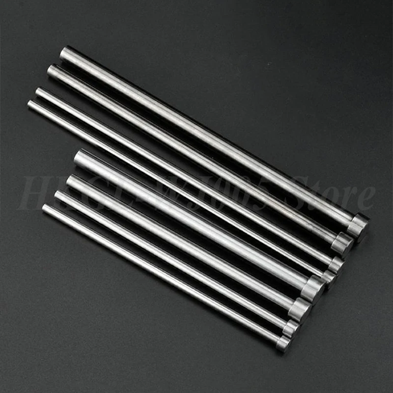 Diametro 0,5-25 mm SKD61 Spille per espulsione stampo L = 100-500 mm Full Hard Die Ditale Espulsore dritto Asta di spinta Ago rotondo Personalizzabile