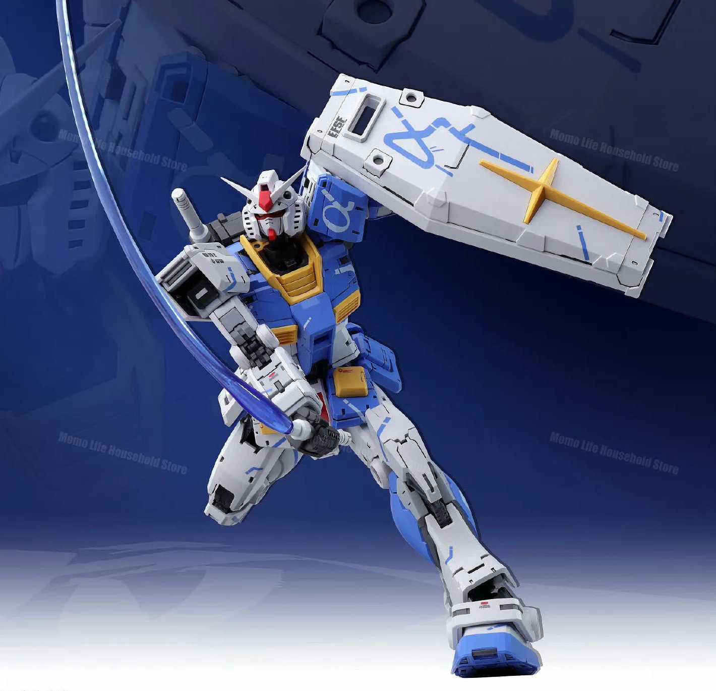 FATCAT Modell 1/100 MG Rx-78-2 2.0 Vergrößerte Version Kowloon Style Farbschema Kunststoffskelett Actionfigur Roboter Kunststoffmodell