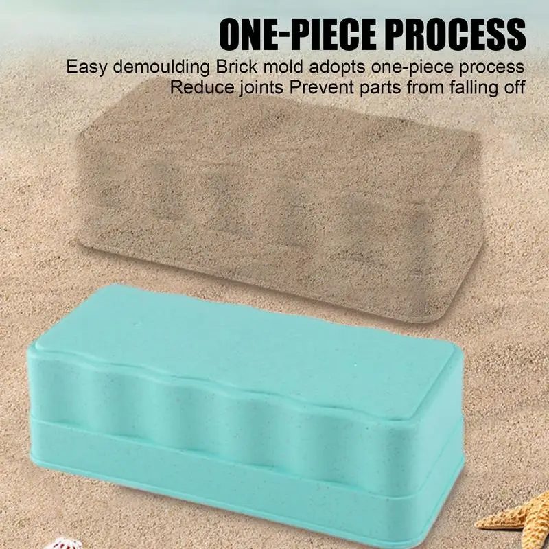 Strandspeelgoed voor peuters Herbruikbaar strandspeelgoed voor peuters Educatief schop Baksteenmodel Waterspeelspel voor zomervakantie Familie