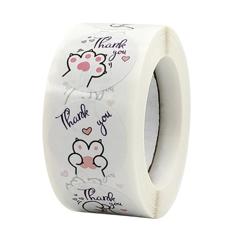 500pcs Lovely Cartoon Sticker Gift Box Decorative Label Christmas Birthday Party Supplies Stickers Class Rewards