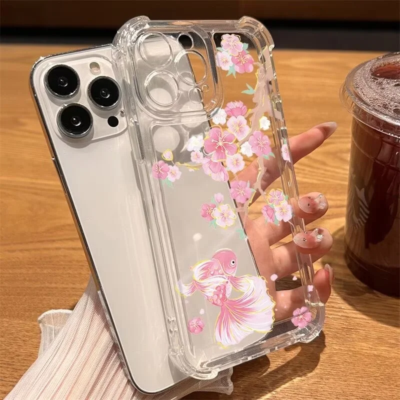 Lotus Flower Plum Case For Samsung Galaxy A12 A13 A23 A17 A07 A14 A15 A16 A26 A06 A05 A05S A25 A34 A53 A50 S20 S21 Plus FE Cover