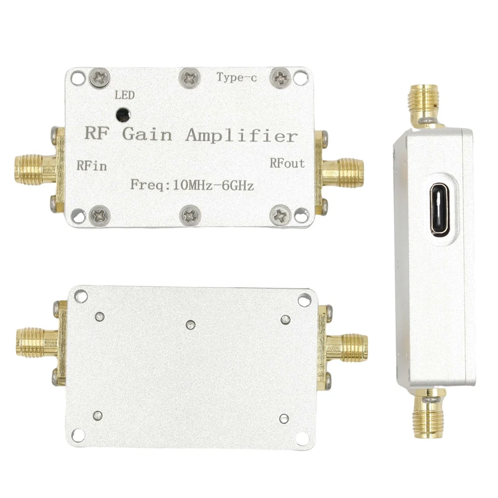 

2PCS 10M-6Ghz 10Db RF Gain Amplifier 433M 1.2G 1.5G 2.4G 5.8G Receiving Amplifier Module RF Gain Amplifier-AU47