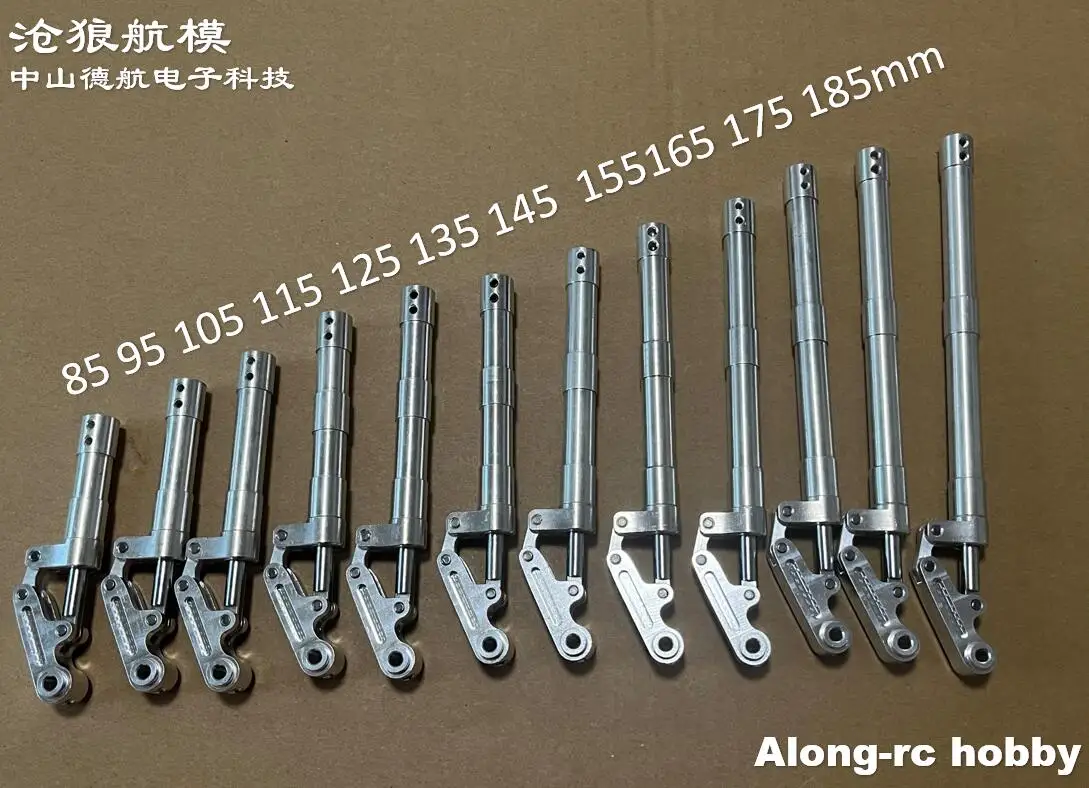 Train d'Atterrissage Latéral à Genoux pour Modèle de Jet Souterrain RC, 85, 95 à 175, 185mm D4 ou D5, Adapté à 3 à 6kg, à Faire Soi-Même, 1 Paire