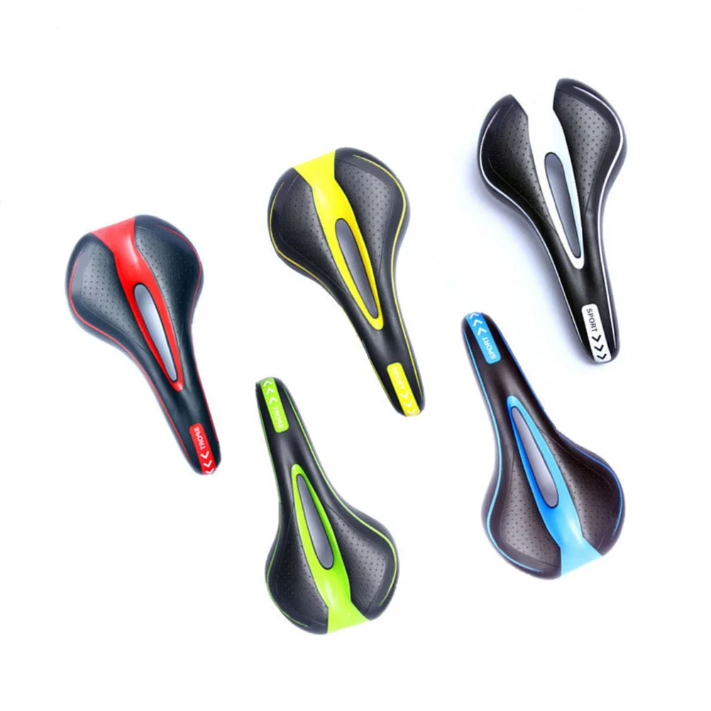 

Bicycle Seat Black White for Bikes Saddle Gel Cycling Comfortable Men Saddles Man