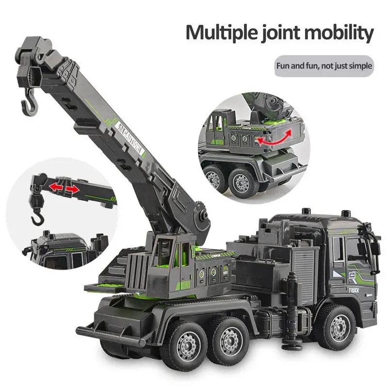 Remote Control Forklift Real Cool Motor Vehicle Engineering Car Toy RC Excavator Toys Stem DIY Car Assembly Toy Gift For Boys