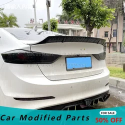 Voor Hyundai Elantra 2017 2018 2019 Kofferbak Deksel Auto Spoiler Staart Vleugels ABS Materiaal Tuning Exterieur Accessoires Onderdelen