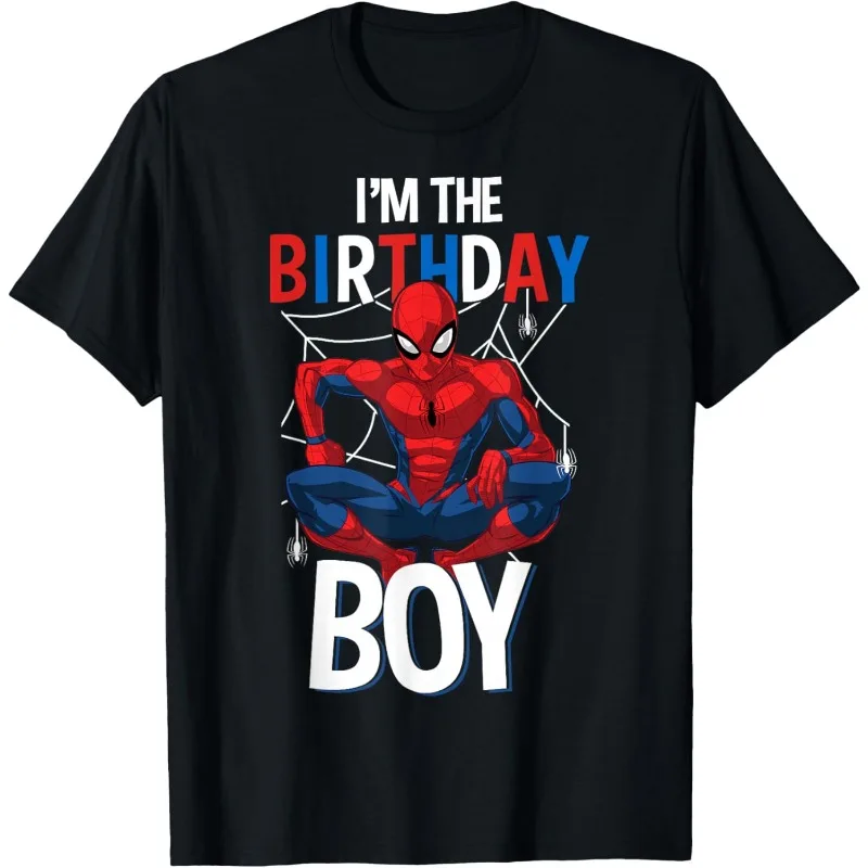 T-shirt classica Marvel Spider Man di vendita calda estiva, t-shirt unisex a maniche corte con scollo tondo