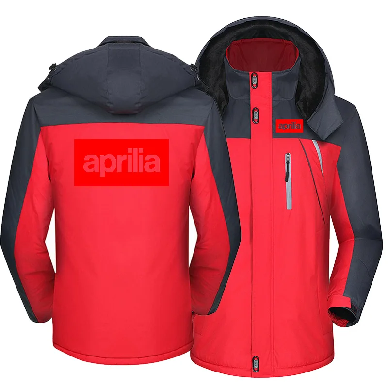 Casaco impermeável e impermeável de lã grossa para homens, outwear, sobretudo esportivo, outwear, blusão APRILIA, inverno, novo, 2023