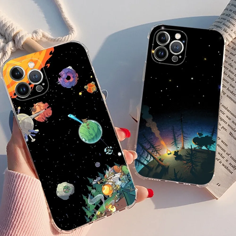 Etui na telefon Outer Wilds Game do iPhone'a 16 15 14 11 12 13 Mini Pro XS Max Cover 6 7 8 Plus X Funda Shell