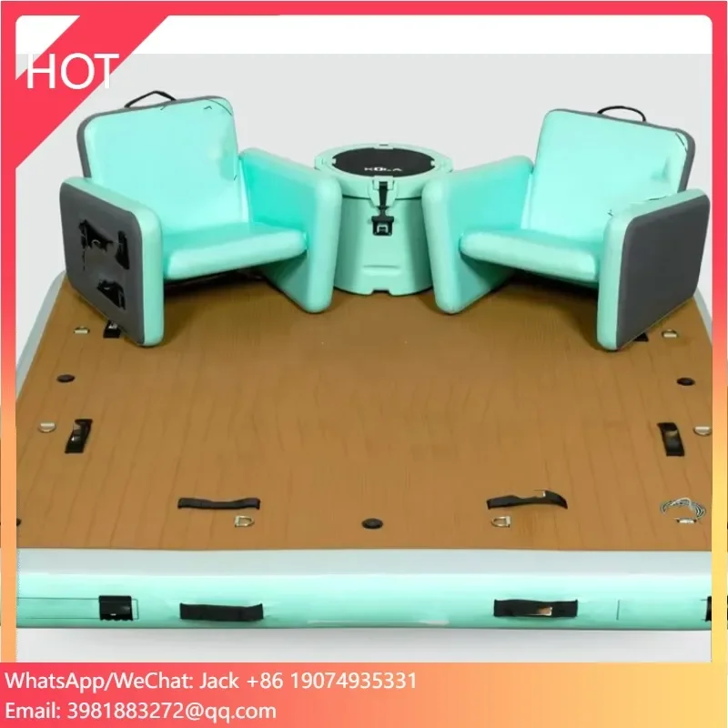 Summer Best Island Hopper West Marine Paddle North Bote Dock Inflatable Swimming Water Platform