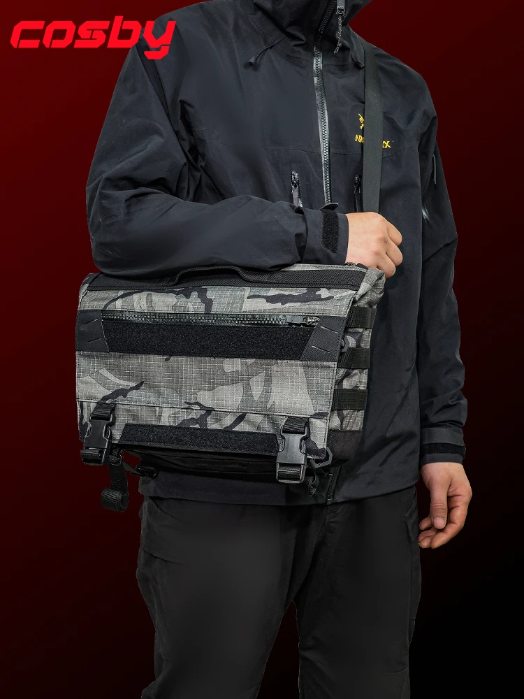 

​Cosby Chaos Heteromorphic Camera Bag – Modular Tactical Utility Messenger with Crossbody & Shoulder Strap Tech Wear