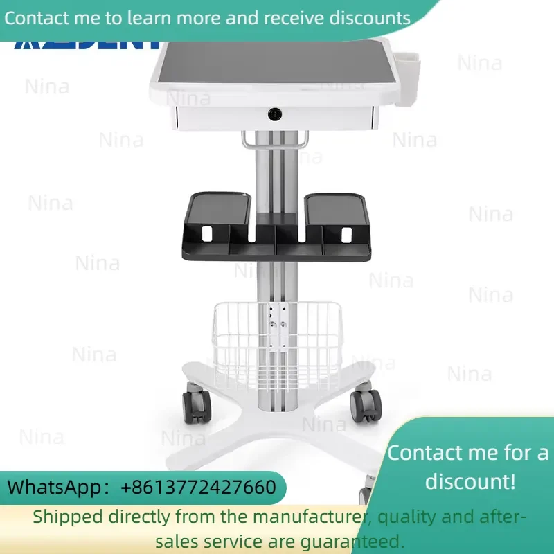 Azdent Multifunctional Mobile Instrument Trolley Multi-Function Trolley Cart - Standard