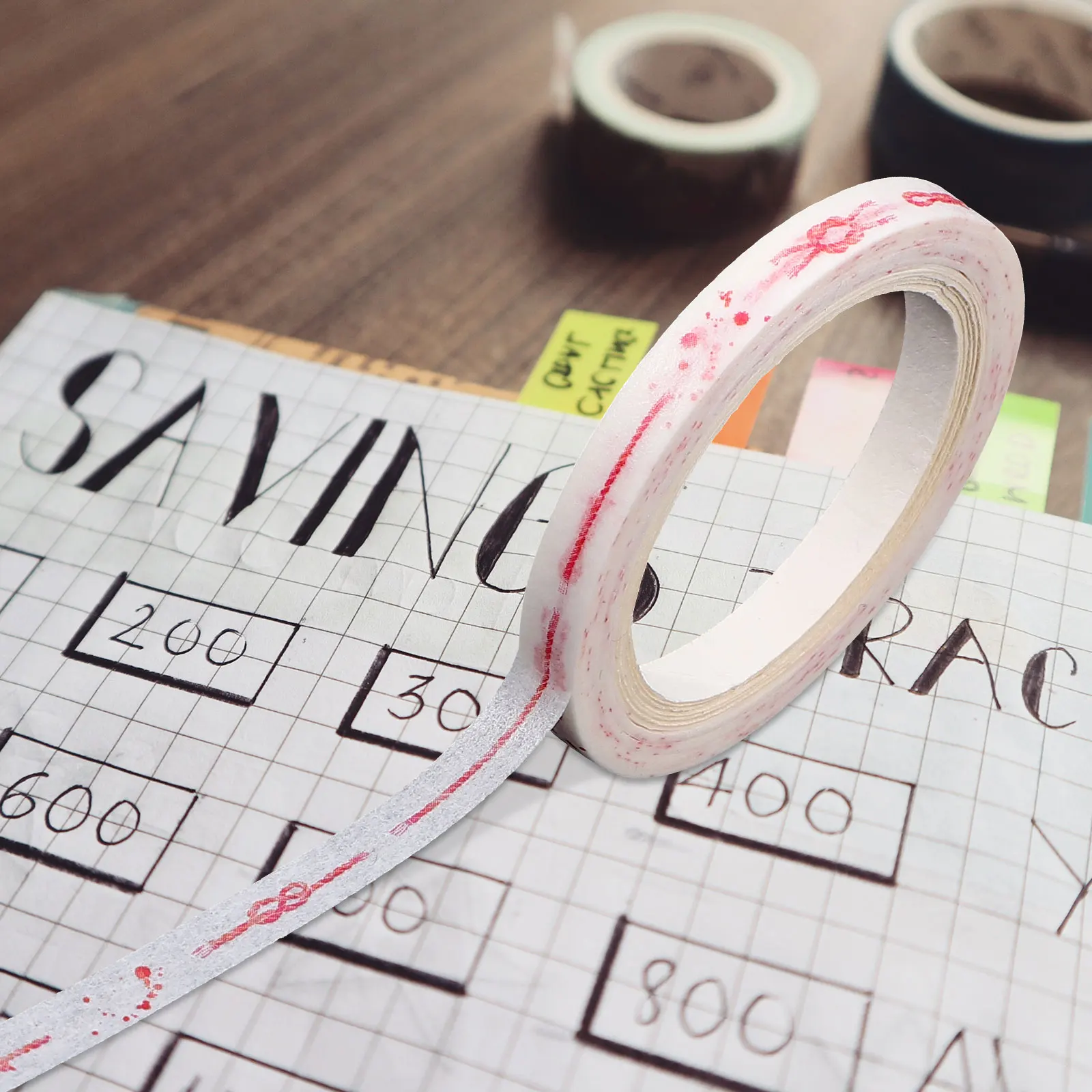 

10 Rolls Decorative Masking Tape Scrapbook Diy Tapes Scrapbooking Washi Manual Multi-purpose Crafts