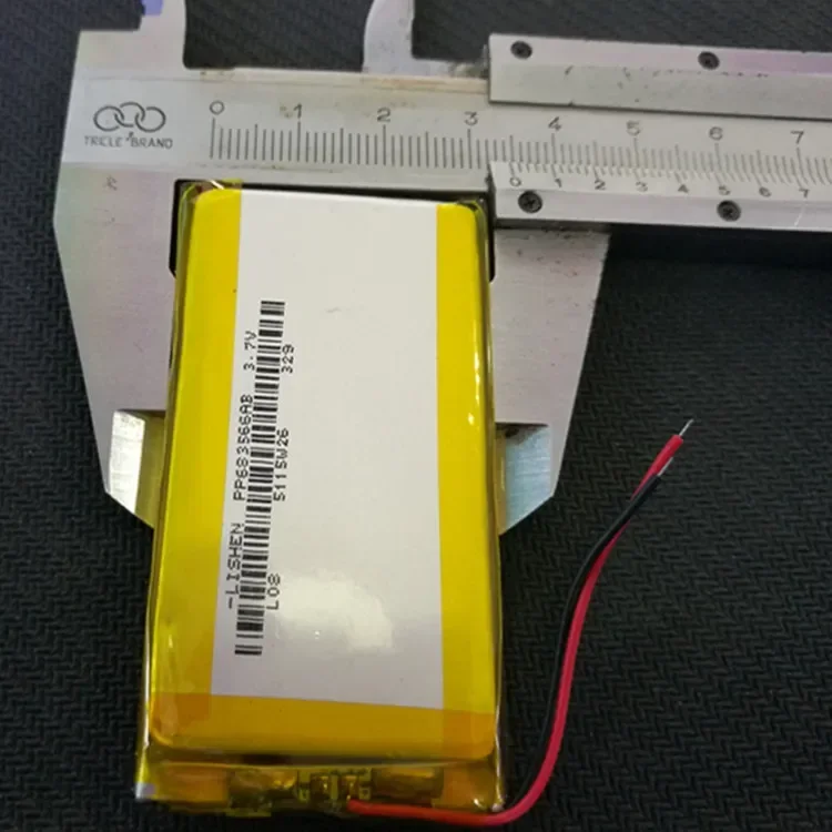 Neue 3,7-V-Polymer-Lithium-Batterie, integrierter Batterie-Player für Mobiltelefone, Navigations-Handwärmer, Batterie 683566   Wiederaufladbarer Li-i