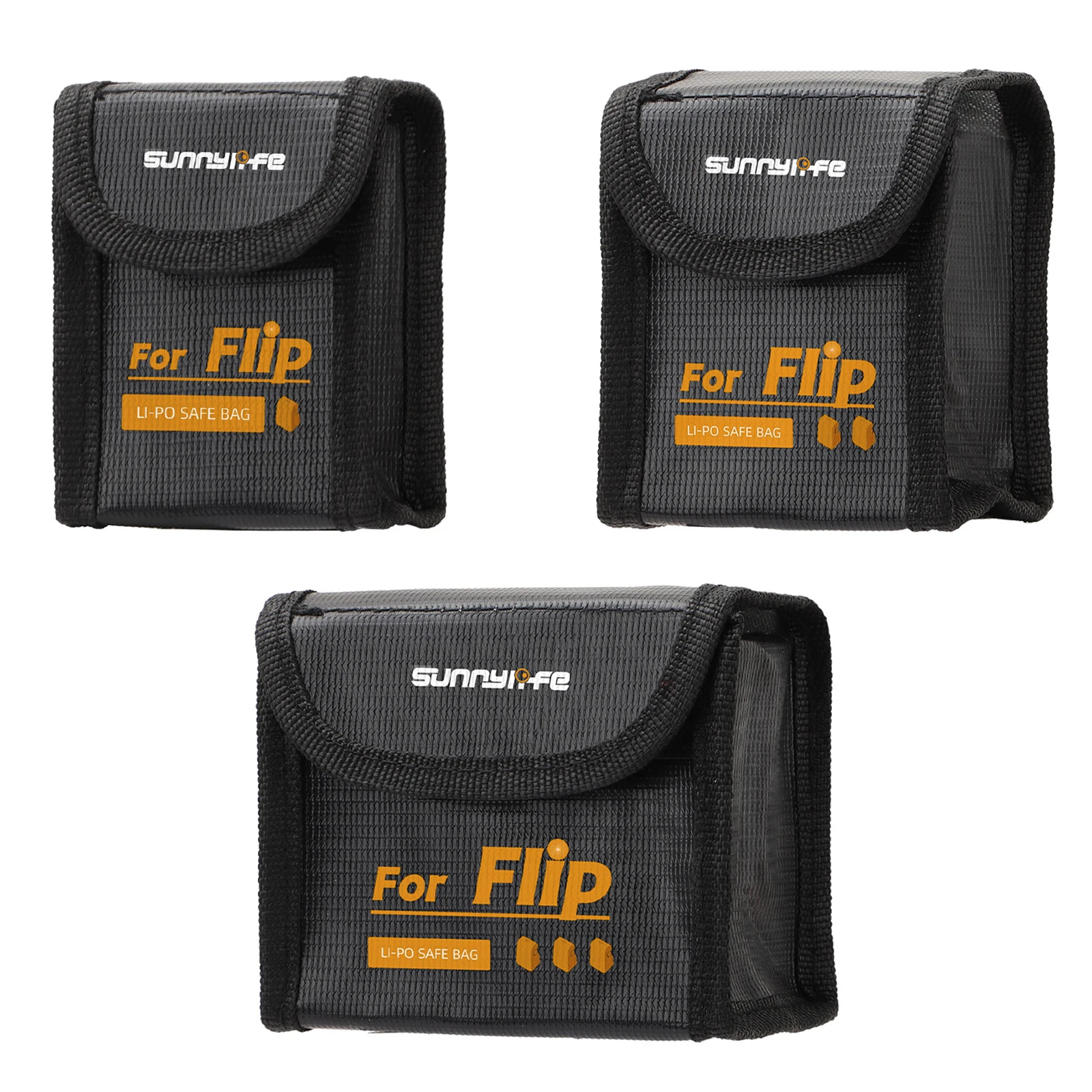 حقيبة تخزين بطاريات الطائرة بدون طيار، حقيبة آمنة للبطارية، حقيبة حمل محمولة لملحقات بطارية DJI Flip