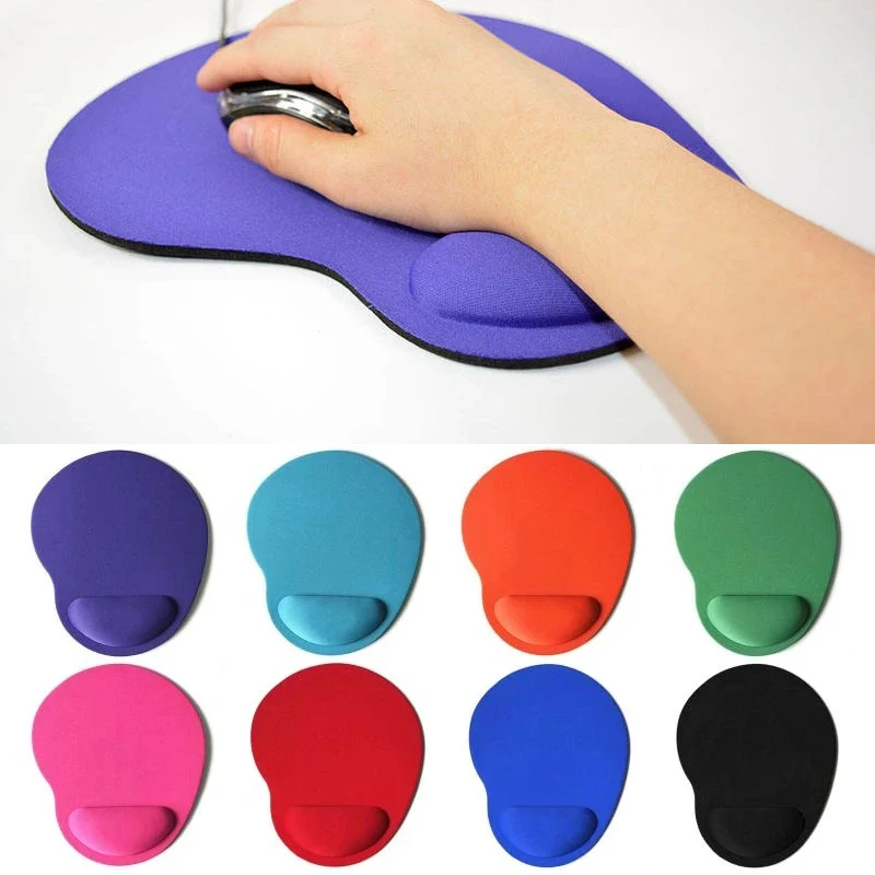 Solid Color Mice Mat Comfortable Mouse Pad Mouse Pad EVA Wristband Gaming Mousepad Gamer Mouse Pad With Wrist Rest For Laptops