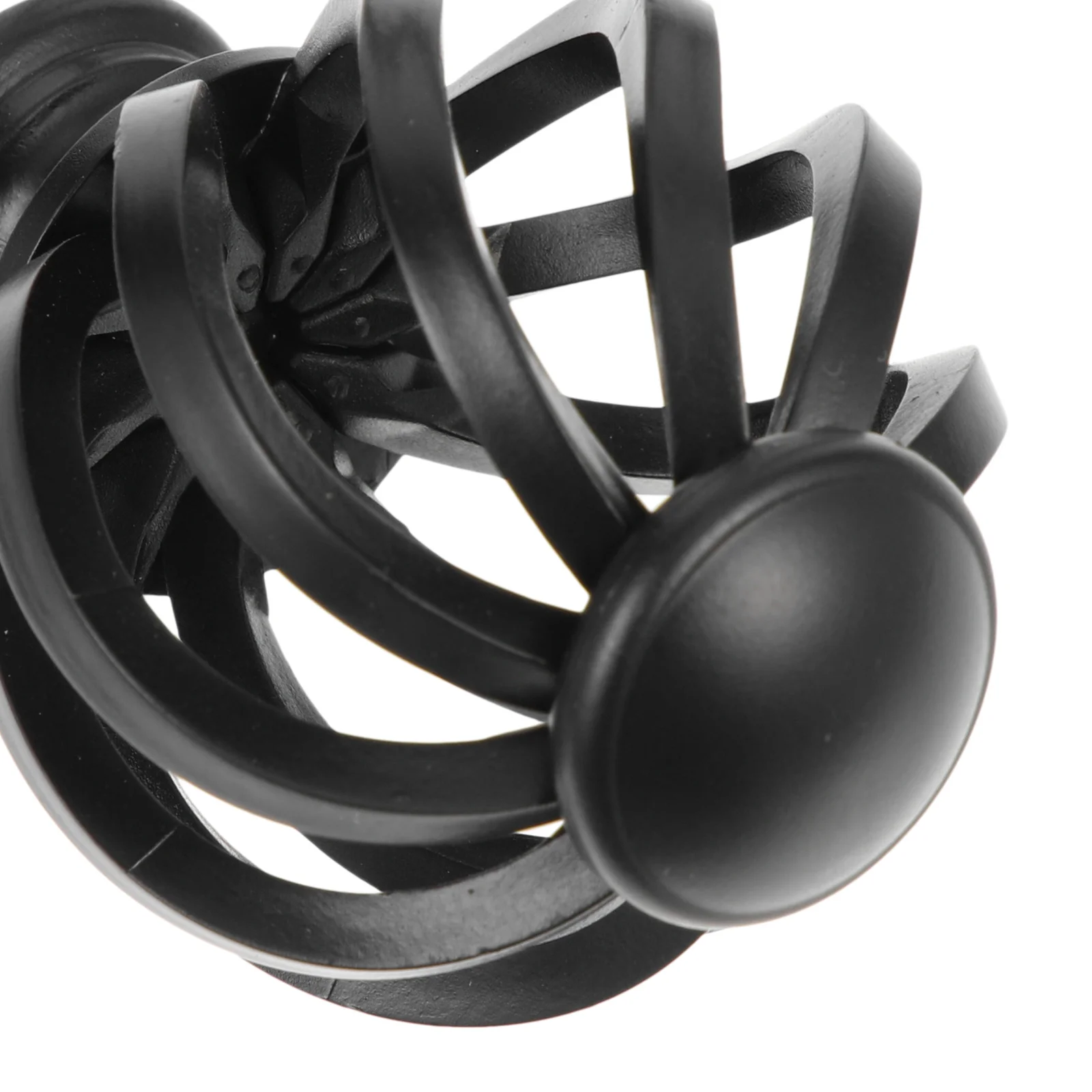 

2Pcs Classic Style Curtain Rod Finials Easy Install Decorative End Caps for Drapery Rods Home Hotel Curtain Pole Accessories