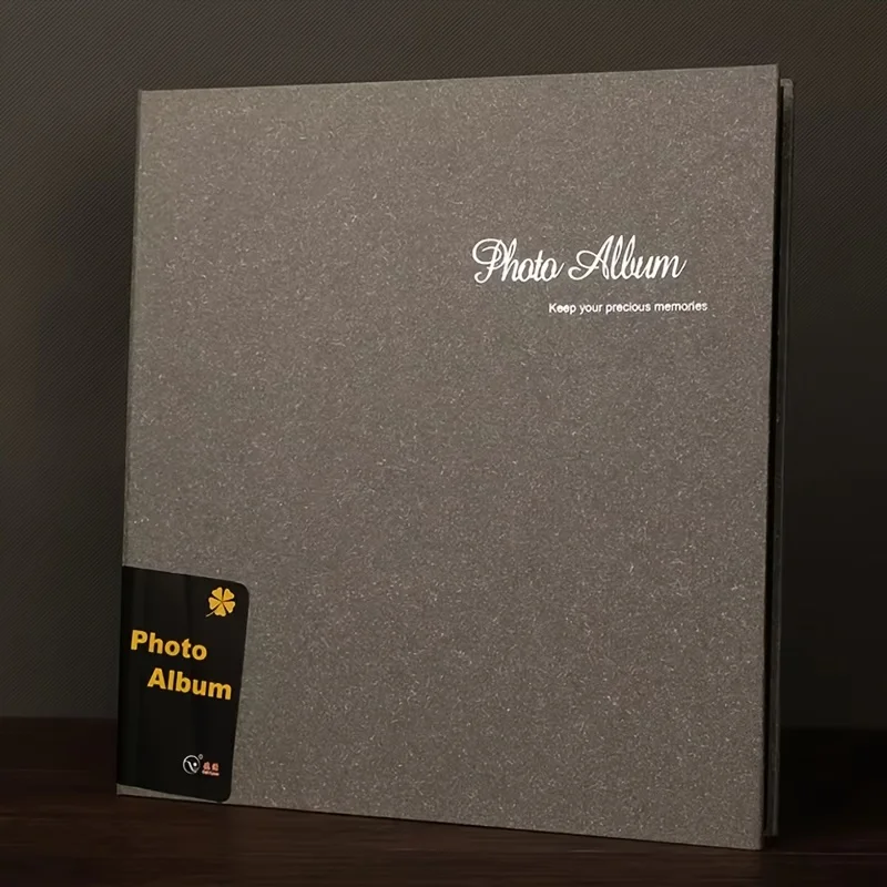 

Large Capacity Solid Color Family Commemorative Photo Album Creative DIY Couple Self-adhesive Photo Album BabyGrowth Photo Album